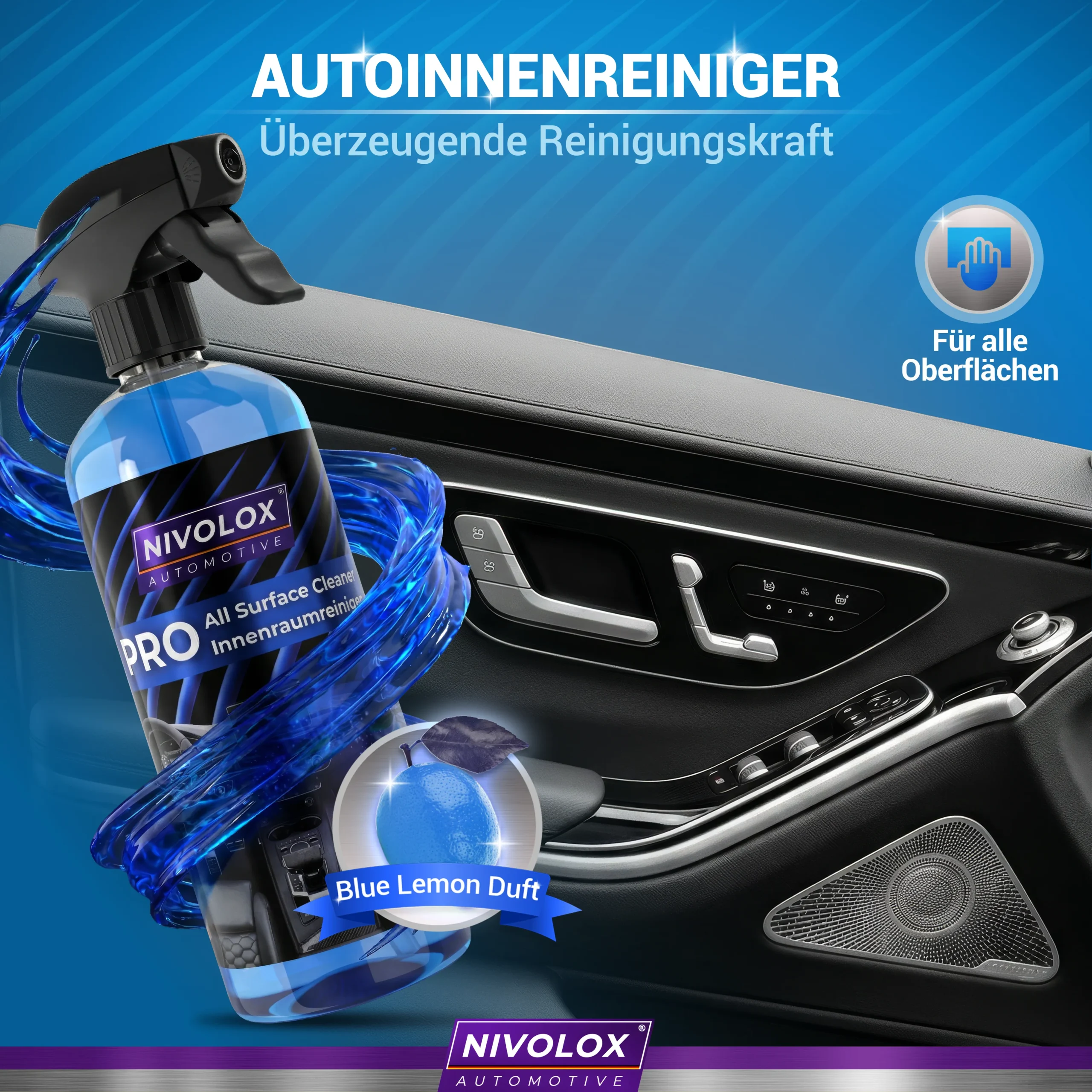 NIVOLOX® ASC Auto Innenreiniger Set (750ml) – Bild 2