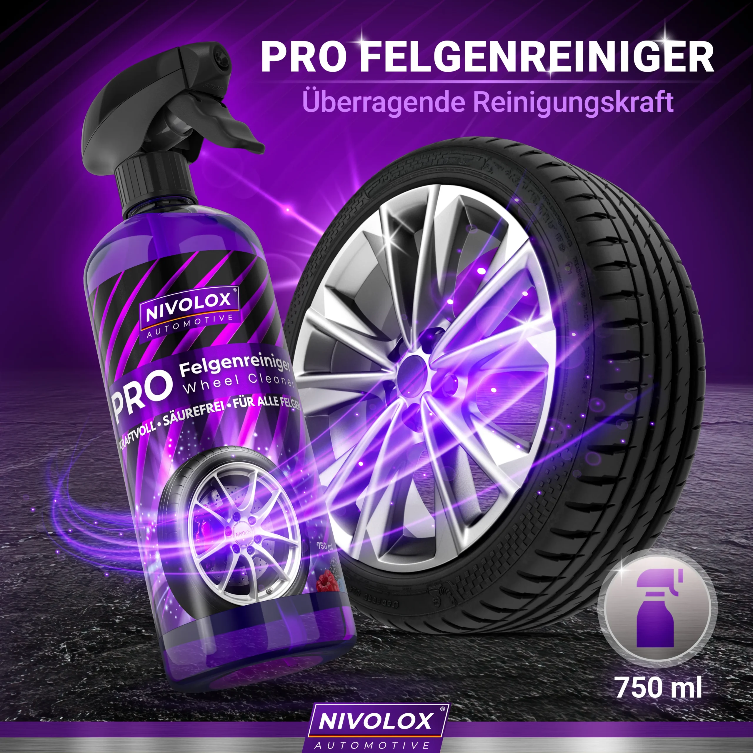Nivolox Pro Felgenreiniger 750ml – Bild 6