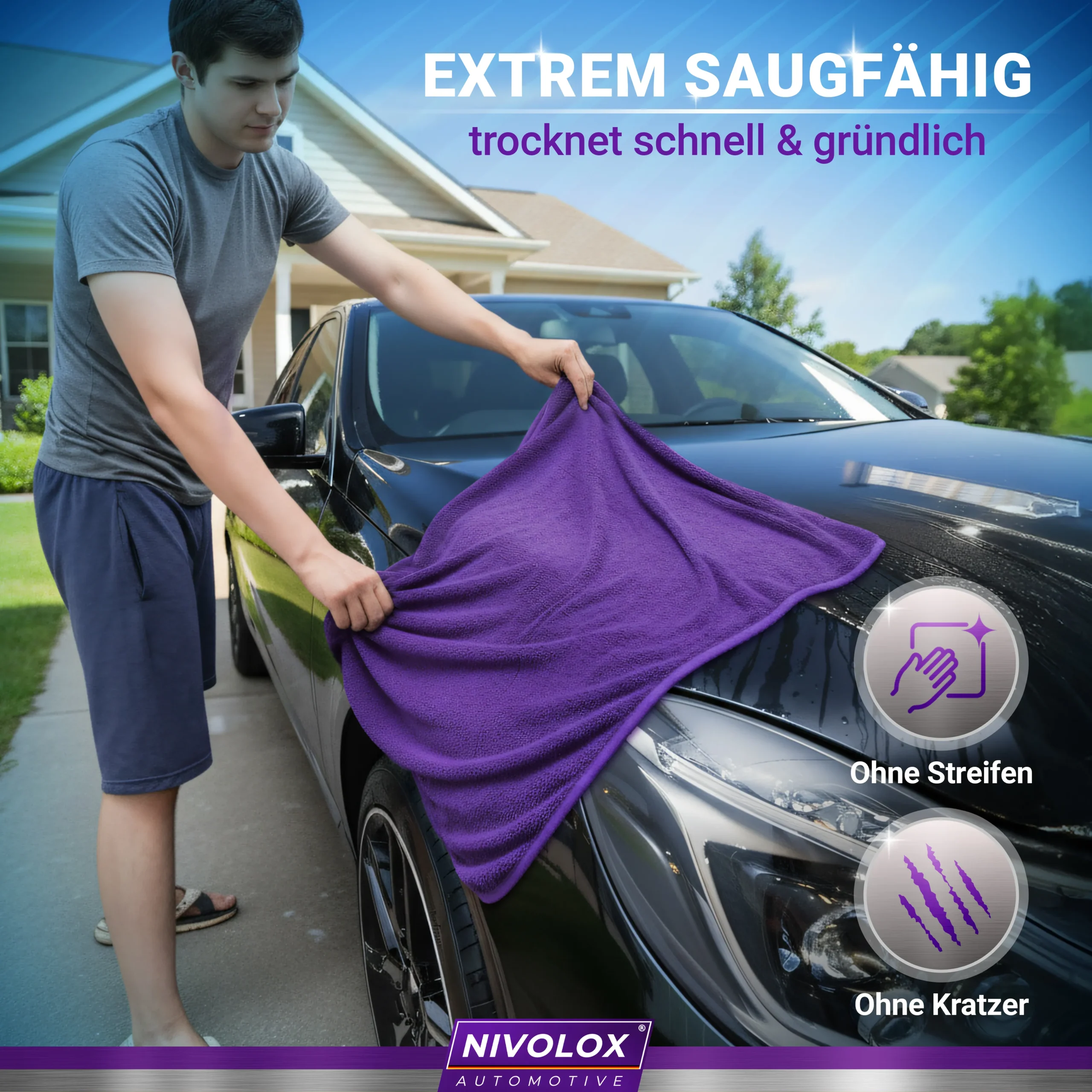 Nivolox Auto Trockentuch XXL – Bild 3